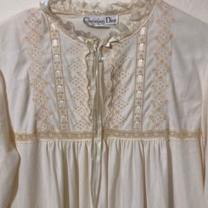 Christian Dior Nightgown Cream Small